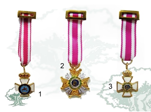 Cruz de la Real y Militar Orden de San Hermenegildo miniatura