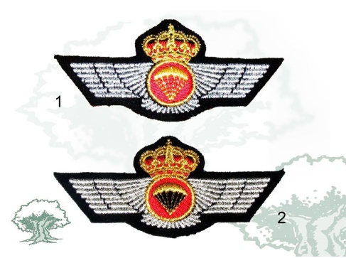 Roquisqui Paracaidista bordado