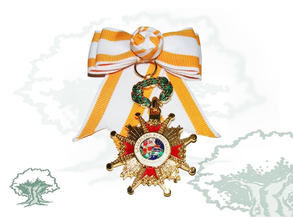 Cruz Dama Orden de Isabel la Católica con lazo para Oficial