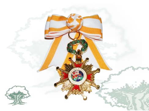 Cruz Dama Orden de Isabel la Católica con lazo para Oficial