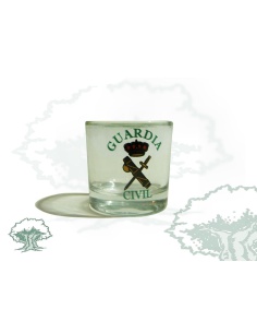 Chupito Guardia Civil de cristal
