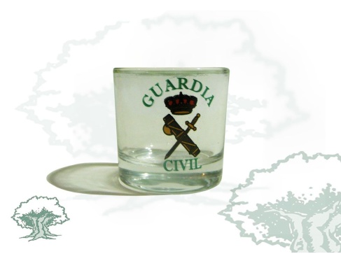 Chupito Guardia Civil de cristal