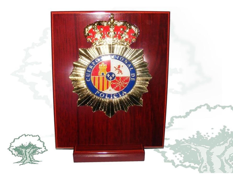 Metopa de sobremesa Policía Nacional