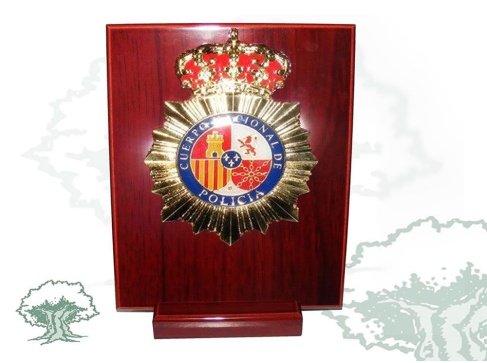 Metopa de sobremesa Policía Nacional