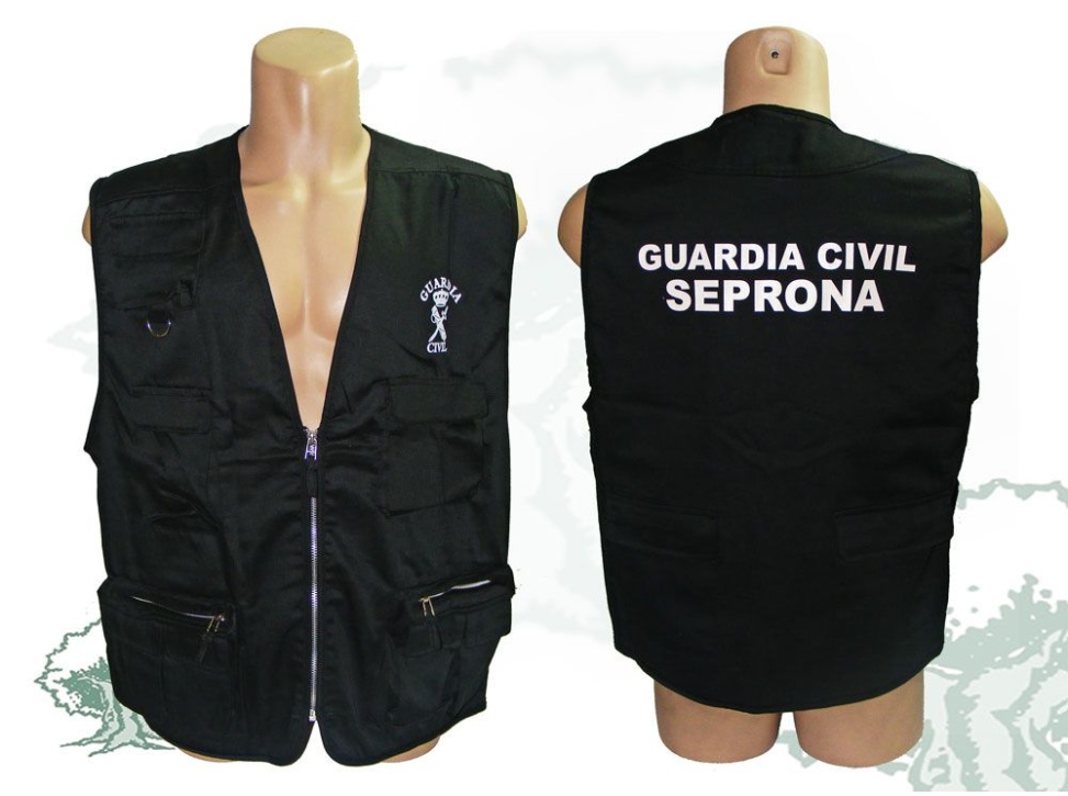 Chaleco intervención Seprona Guardia Civil