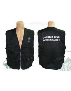 Chaleco intervención Investigación de la Guardia Civil