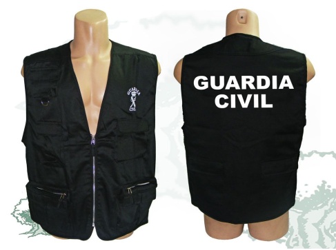 Chaleco intervención Guardia Civil