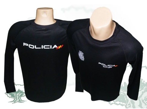 Camiseta técnica Policía Nacional de manga larga Camiseta técnica Policía Nacional de manga larga