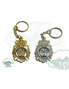 Llavero Policía Nacional metálico