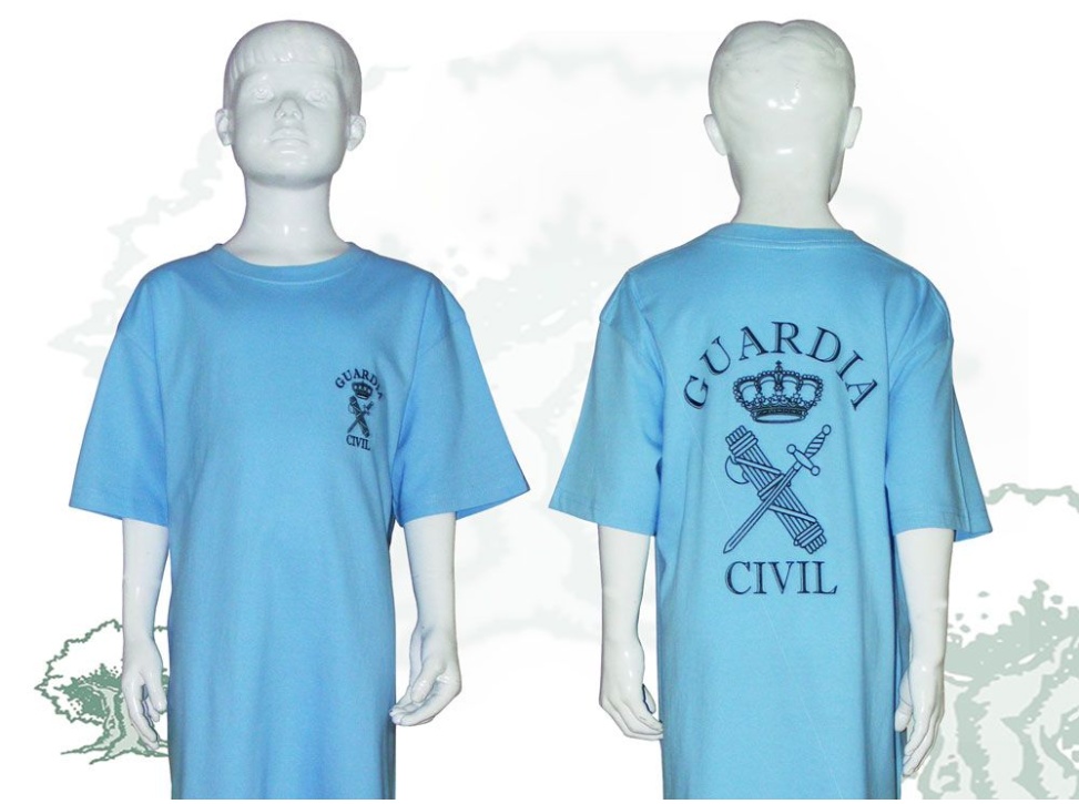 Camiseta Guardia Civil de niño varios colores