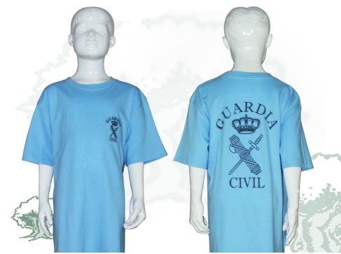 Camiseta Guardia Civil de niño varios colores