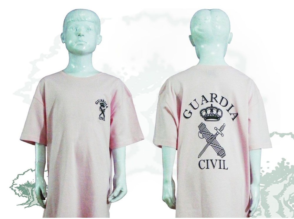 Camiseta Guardia Civil de niño varios colores