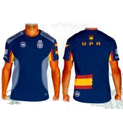 Camiseta técnica UPR de la Policía Nacional Fuerza y Honor