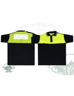 Polo Policía Local manga corta damero doble en cuello