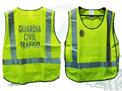 Chaleco reflectante Guardia Civil de Tráfico