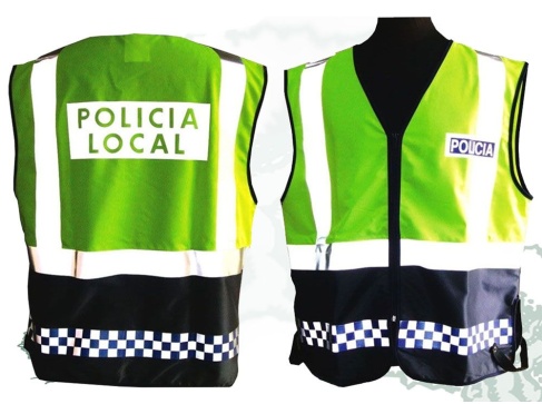 Chaleco reflectante Policía Local