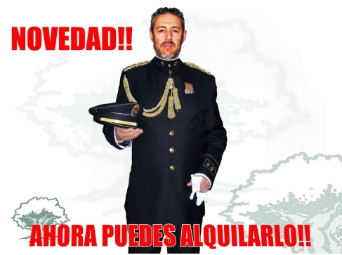 Traje de Gran Gala Policía Nacional de alquiler