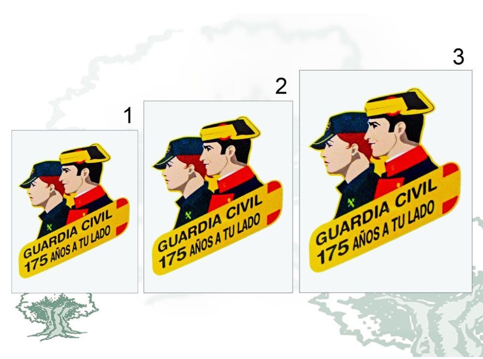 Pegatina 175 Aniversario Guardia Civil