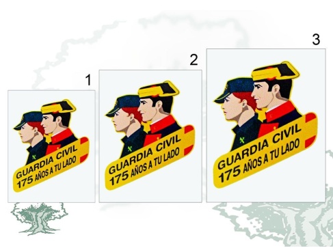 Pegatina 175 Aniversario de la Guardia Civil