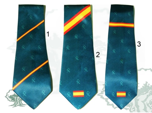 Corbata Guardia Civil Fuerza y Honor