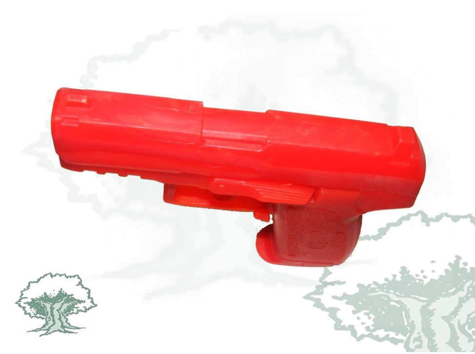 Pistola entrenamiento HK de goma