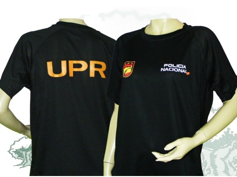 Camiseta UPR Policía Nacional
