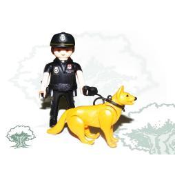 Muñeco articulado Guía Canino de la Policía Nacional