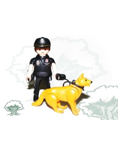 Muñeco articulado Guía Canino Policía Nacional
