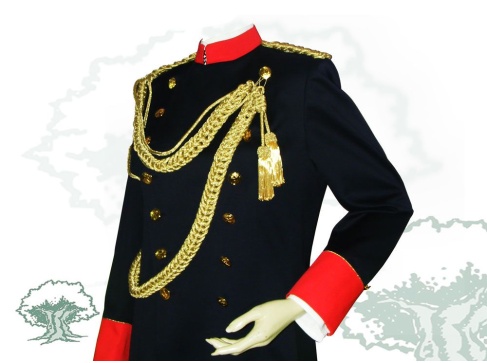 Cordón doble hilos de oro largo especial adulto