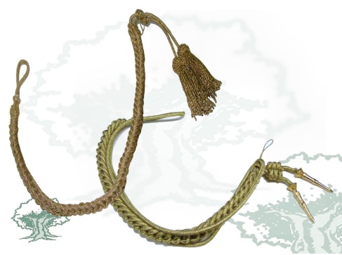 Cordón sencillo hilos de oro niño