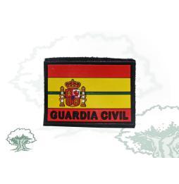 Parche Guardia Civil con bandera de España