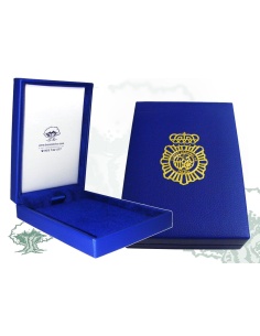 Estuche Policía Nacional de polipiel para medallas