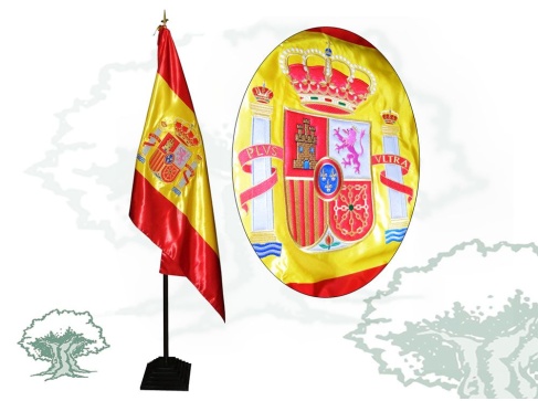 Bandera de España bordada a máquina Bandera de España bordada a máquina