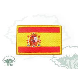 Parche bandera de España con escudo constitucional mediano