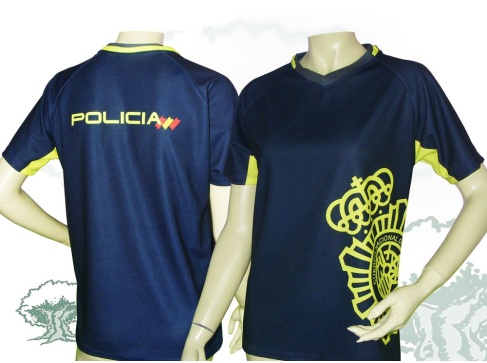 Camiseta Policía Nacional en sublimación