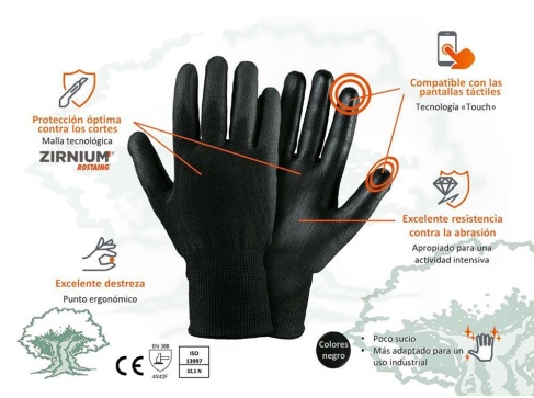 Guantes anticorte de cacheo