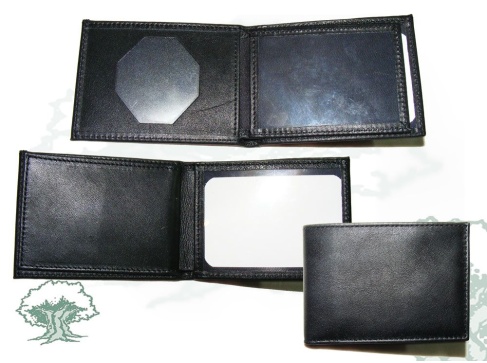 Cartera billetera doble Guardia Civil para chapa octogonal vertical