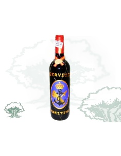 Botella de vino Servicio Marítimo Guardia Civil
