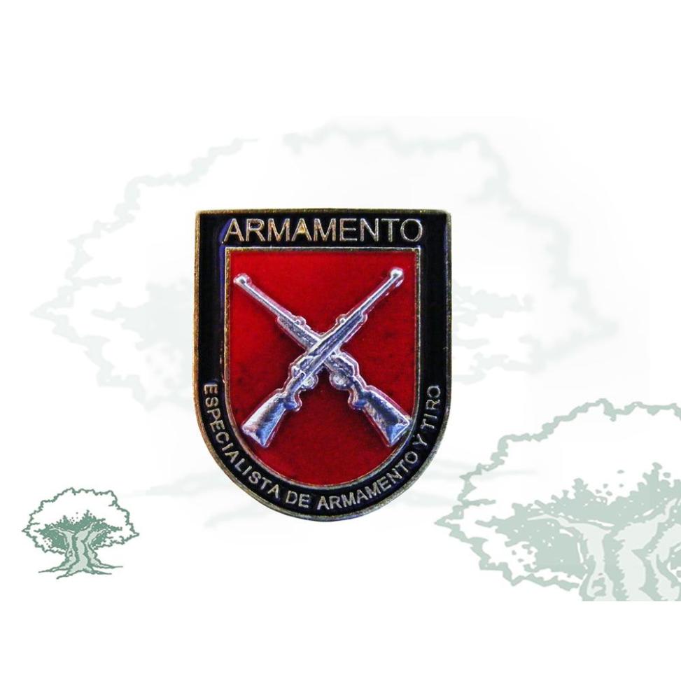 Distintivo de función Especialista Armamento y Tiro de la Policía Nacional