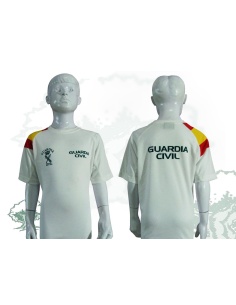Camiseta Guardia Civil blanca de niño