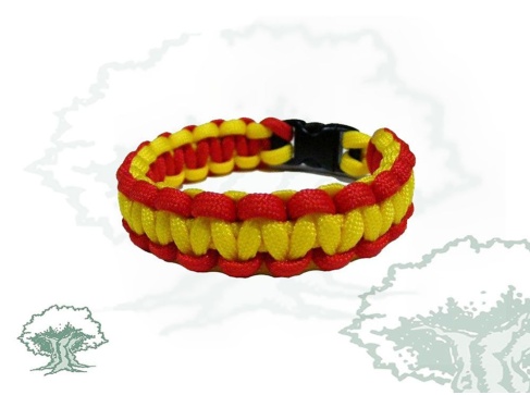 Pulsera España de paracord