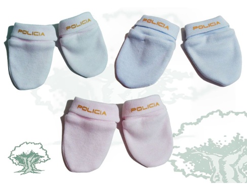 Manoplas bebé Policía Nacional