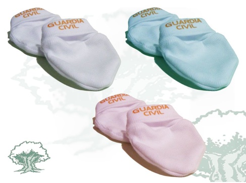 Manoplas bebé Guardia Civil