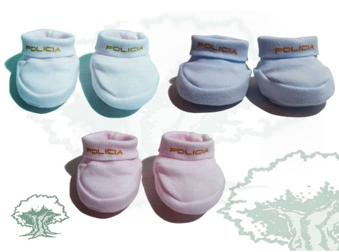 Patucos bebé Policía Nacional