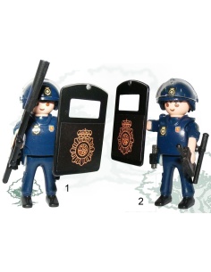 Muñeco articulado UIP Policía Nacional