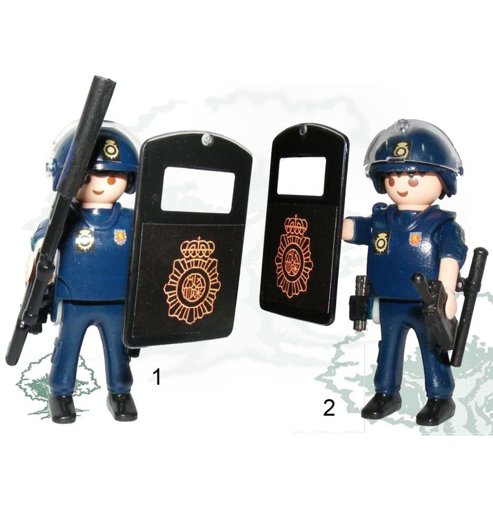 Muñeco articulado UIP de la Policía Nacional