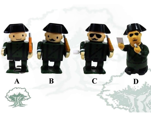 Muñeco de cuerda Guardia Civil