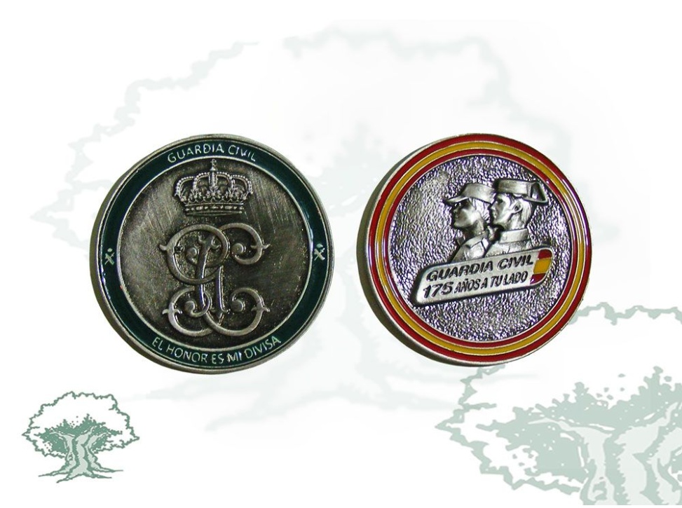 Moneda 175 aniversario Guardia Civil