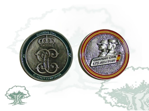 Moneda 175 aniversario Guardia Civil