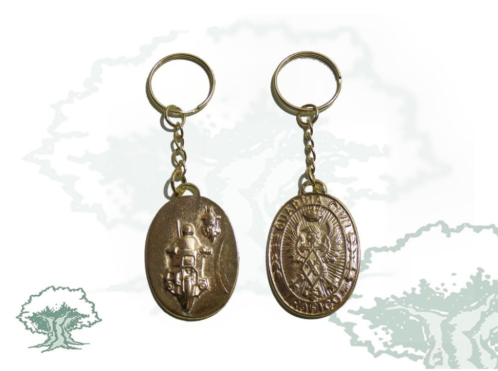 Llavero Guardia Civil de Tráfico metálico